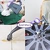 Steam Cleaner Handheld: 1200W Fast 10-Sec Heat-Up-750mL (25oz) Tank-No Cooling-Refill Anytime-Lockable Steam Trigger-14-Piece Kit Hand Held Steamer for Home Car Grout Tile Cleaning Grey